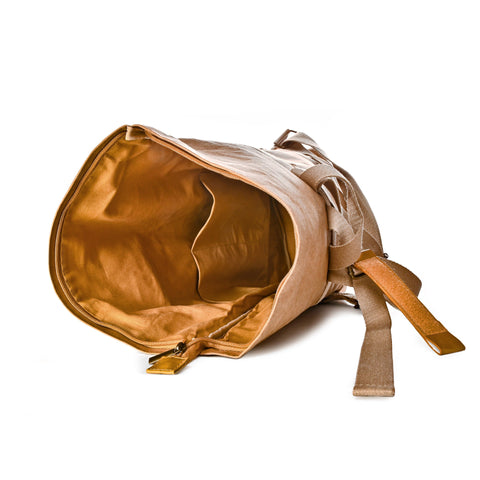 kraft paper backpack inner compartments